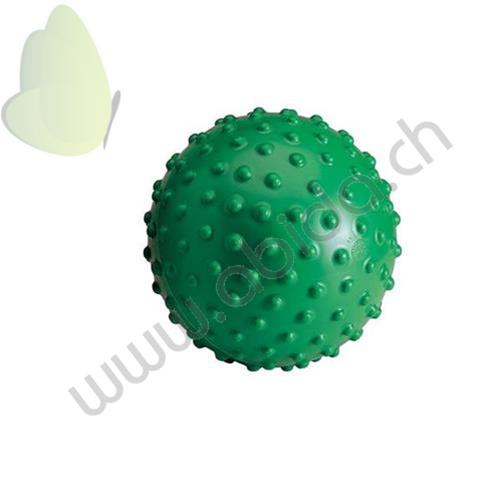 AKU BALL - Palla rigida gonfiabile (Ø 20 cm - Verde) con piccoli spuntoni superficiali (il prodotto si presenta sgonfiato) Ideale nella ginnastica dolce, nel massaggio o nell’automassaggio (Non include Ago di gonfiaggio)