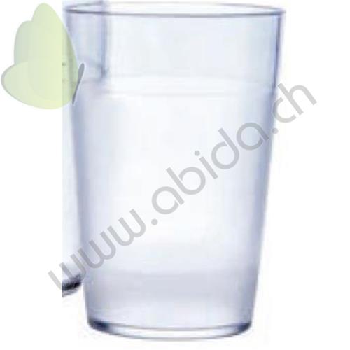 Bicchiere (250 cc.) (Colore Trasparente) in policarbonato - Comodo, resistente e sicuro