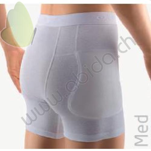 PANTALONCINI PROTEGGI ANCHE (TG. XXL) (TAGLIA D 46/48 / TAGLIA U 54/56) Pantaloncini elastici protettori dell‘anca con effetto di assorbimento dei colpi